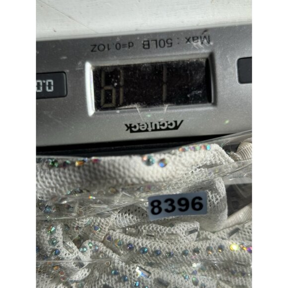 Fashion Nova Babydoll Rhinestone Mini Dress Size Large White Underwire New Years - Picture 12 of 14